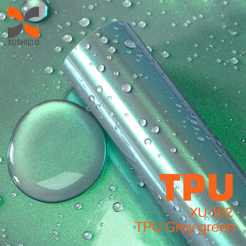 TPU Синий зеленый Высокое качество TPU PPF пленка Противоподразнительная самовосстановляющаяся PPF TPH Глянцевая Чистая Каркас автомобиля PPF защитная пленка для краски автомобиля