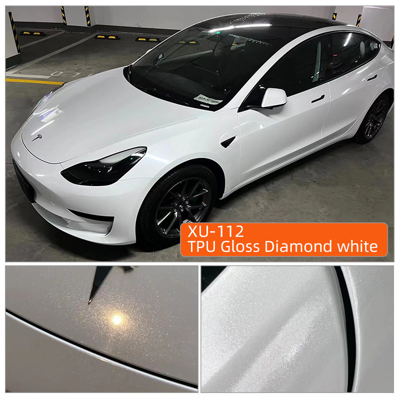 TPU Gloss Diamond white PPF Film Ultimate Plus Прозрачная защитная пленка для автомобилей Матровый черный TPU Paint Protection Film Стелс автомобильная обертка