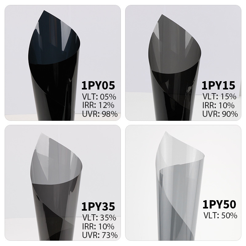 1PLY Evolve Series Carbon Window Film PET Nano Ceramic Film Изоляция автомобильного окна Фильма теплостойкая 1PLY модель