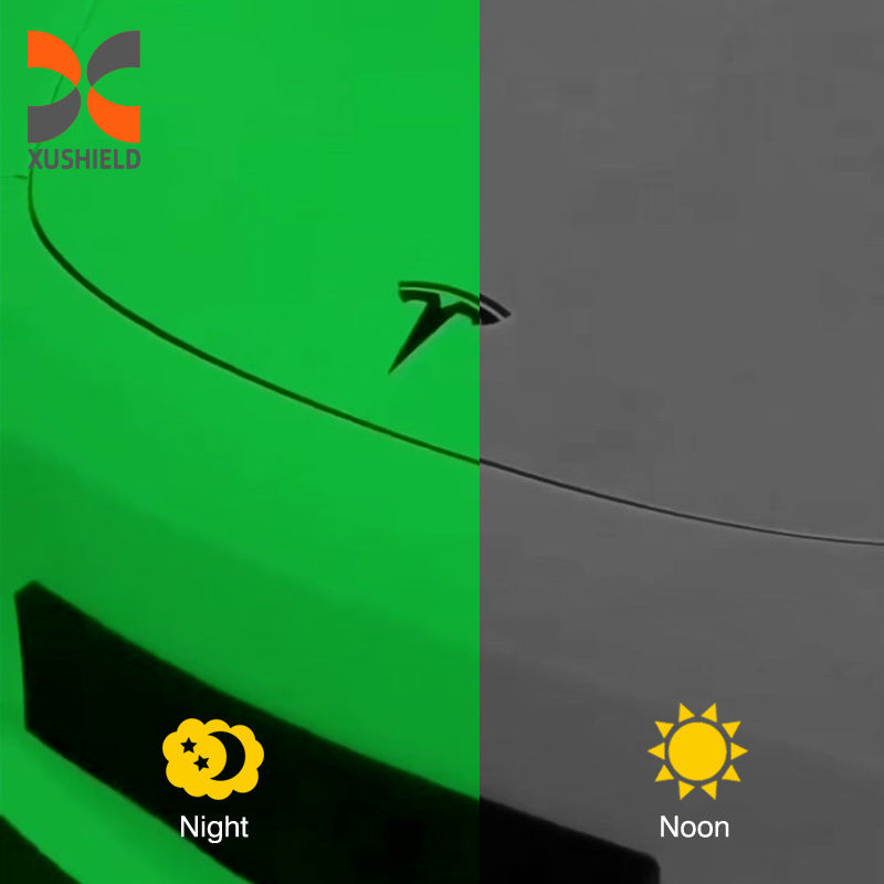 Флуоресценция TPU PPF Цвет Автомобильная краска Защитная пленка Авторемонт TPU Самовосстанавливающийся глянс PPF TPU фотохромизм люминесценция