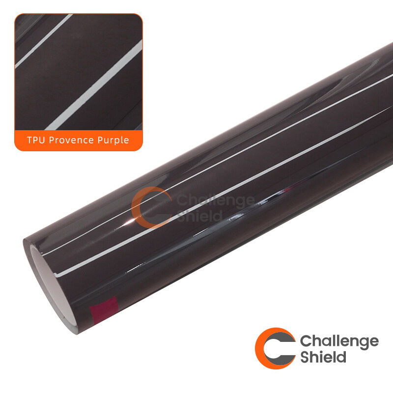 Цветные ТПУ Производители Лучшее качество Хорошая цена Цветная пленка Автопленка Пясок Противопожарная пленка Автопленка Ppf Прованс Фиолетовый цвет